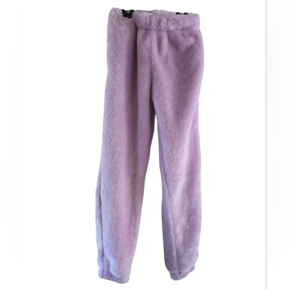 Cat & Jack Other - Cat & Jack Girls Faux Fur Fuzzy Sweatpants Light Purple Lounge Medoum 7/8 Y2k
